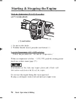 Предварительный просмотр 105 страницы Honda TRX400FA 2005 Owner'S Manual