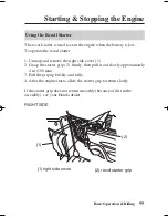 Предварительный просмотр 108 страницы Honda TRX400FA 2005 Owner'S Manual