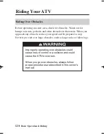 Предварительный просмотр 129 страницы Honda TRX400FA 2005 Owner'S Manual