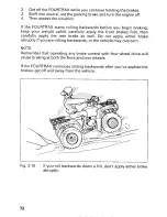 Предварительный просмотр 78 страницы Honda TRX400FW Foreman 400 Owner'S Manual