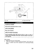 Предварительный просмотр 129 страницы Honda TRX400FW Foreman 400 Owner'S Manual