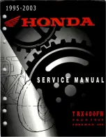 Honda TRX400FW Service Manual предпросмотр