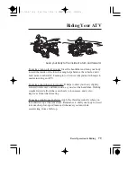 Предварительный просмотр 88 страницы Honda TRX420FA Owner'S Manual