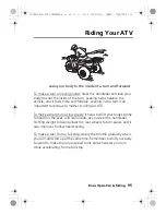 Предварительный просмотр 103 страницы Honda TRX420FA1 Owner'S Manual