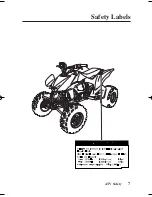 Предварительный просмотр 16 страницы Honda TRX450ER Owner'S Manual