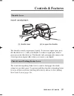 Предварительный просмотр 32 страницы Honda TRX450ER Owner'S Manual