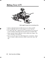 Предварительный просмотр 73 страницы Honda TRX450ER Owner'S Manual