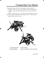 Предварительный просмотр 182 страницы Honda TRX450ER Owner'S Manual