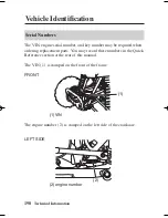 Предварительный просмотр 207 страницы Honda TRX450ER Owner'S Manual