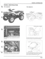 Preview for 7 page of Honda TRX450ES/FE Service Manual