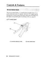 Предварительный просмотр 38 страницы Honda TRX450FM Fourtax Foreman FM 2003 Owner'S Manual