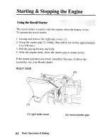 Предварительный просмотр 70 страницы Honda TRX450FM Fourtax Foreman FM 2003 Owner'S Manual