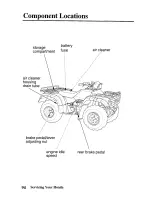 Предварительный просмотр 102 страницы Honda TRX450FM Fourtax Foreman FM 2003 Owner'S Manual