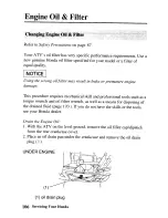 Предварительный просмотр 114 страницы Honda TRX450FM Fourtax Foreman FM 2003 Owner'S Manual