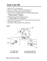 Предварительный просмотр 118 страницы Honda TRX450FM Fourtax Foreman FM 2003 Owner'S Manual