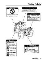 Предварительный просмотр 16 страницы Honda TRX450FM FourTrax Foreman FM Owner'S Manual