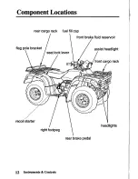 Предварительный просмотр 20 страницы Honda TRX450FM FourTrax Foreman FM Owner'S Manual