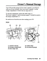 Предварительный просмотр 104 страницы Honda TRX450FM FourTrax Foreman FM Owner'S Manual