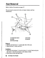 Предварительный просмотр 105 страницы Honda TRX450FM FourTrax Foreman FM Owner'S Manual