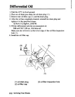 Предварительный просмотр 119 страницы Honda TRX450FM FourTrax Foreman FM Owner'S Manual