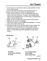 Предварительный просмотр 122 страницы Honda TRX450FM FourTrax Foreman FM Owner'S Manual