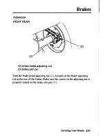 Предварительный просмотр 144 страницы Honda TRX450FM FourTrax Foreman FM Owner'S Manual