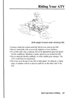 Preview for 66 page of Honda TRX450R 2004 Owner'S Manual