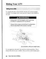 Preview for 69 page of Honda TRX450R 2004 Owner'S Manual