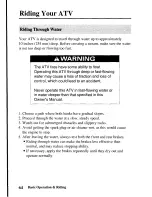 Preview for 73 page of Honda TRX450R 2004 Owner'S Manual