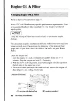 Preview for 99 page of Honda TRX450R 2004 Owner'S Manual