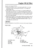 Preview for 100 page of Honda TRX450R 2004 Owner'S Manual