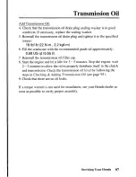 Preview for 106 page of Honda TRX450R 2004 Owner'S Manual