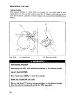 Preview for 42 page of Honda TRX450S Fourtrax Owner'S Manual