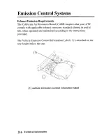 Preview for 224 page of Honda TRX500FA FOURTRAX FOREMAN RUBICON 2003 Owner'S Manual