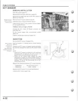 Предварительный просмотр 128 страницы Honda TRX500FE FourTrax Foreman 4x4 ES Service Manual