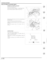 Предварительный просмотр 142 страницы Honda TRX500FE FourTrax Foreman 4x4 ES Service Manual