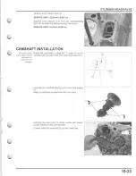 Preview for 225 page of Honda TRX500FE FourTrax Foreman 4x4 ES Service Manual