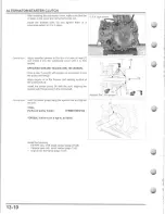 Предварительный просмотр 272 страницы Honda TRX500FE FourTrax Foreman 4x4 ES Service Manual