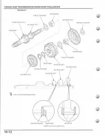 Предварительный просмотр 290 страницы Honda TRX500FE FourTrax Foreman 4x4 ES Service Manual