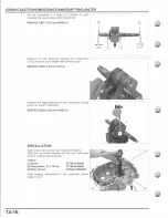 Preview for 294 page of Honda TRX500FE FourTrax Foreman 4x4 ES Service Manual