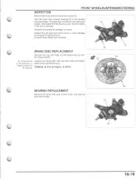 Preview for 333 page of Honda TRX500FE FourTrax Foreman 4x4 ES Service Manual