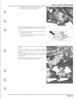 Preview for 401 page of Honda TRX500FE FourTrax Foreman 4x4 ES Service Manual