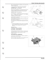 Preview for 411 page of Honda TRX500FE FourTrax Foreman 4x4 ES Service Manual