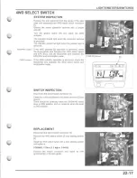 Preview for 483 page of Honda TRX500FE FourTrax Foreman 4x4 ES Service Manual