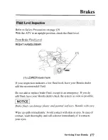 Предварительный просмотр 185 страницы Honda TRX650FA 2005 Owner'S Manual