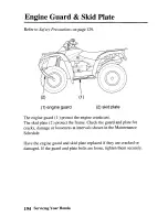 Предварительный просмотр 202 страницы Honda TRX650FA 2005 Owner'S Manual