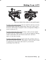 Preview for 90 page of Honda TRX680FA2011 Owner'S Manual