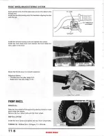 Preview for 112 page of Honda TRX70 Fourtrax 1986 Service Manual