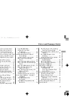 Предварительный просмотр 11 страницы Honda TSX 2006 Owner'S Manual