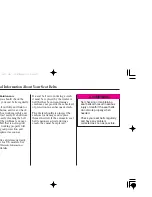 Предварительный просмотр 28 страницы Honda TSX 2006 Owner'S Manual